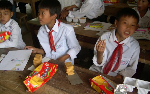 Sensibilisation en milieu scolaire au Vietnam, ©Gret